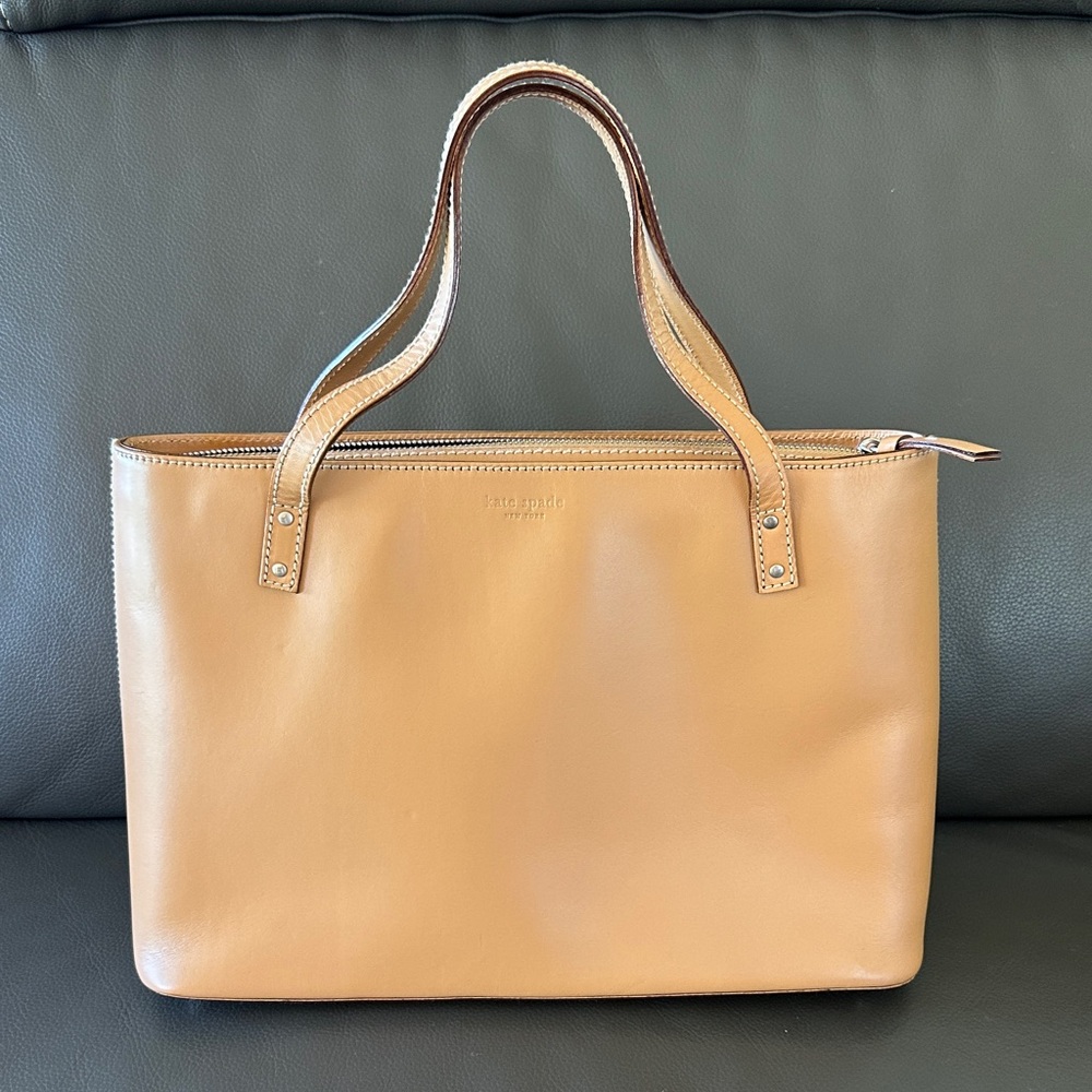 Kate Spade Tan Leather Tote